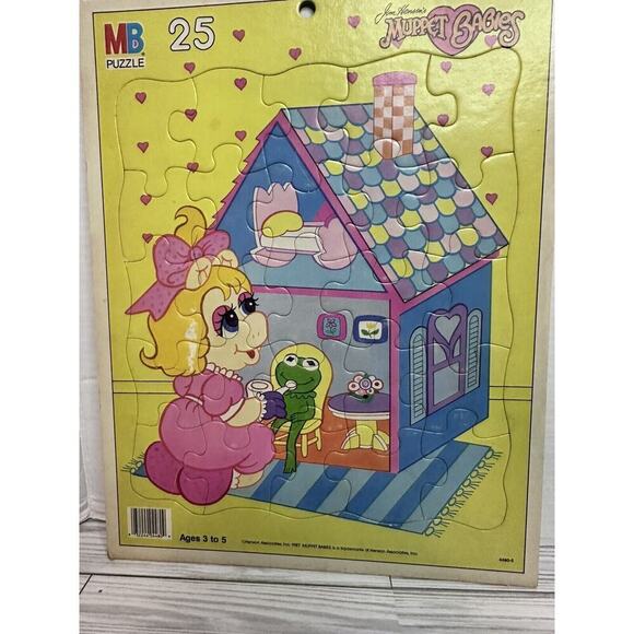 Vintage Jigsaw Puzzle Preschool Kid’s Muppets Pendleton Lot Of 5 1987- 2002 - Picture 11 of 15
